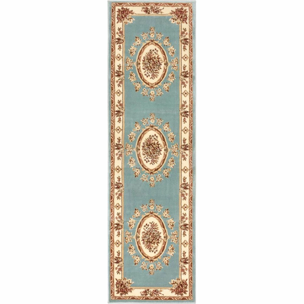 Well Woven Le Petit Palais Light Blue Traditional Rug 13 Well Woven Le Petit Palais Light Blue Traditional Rug