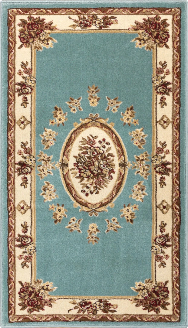 Well Woven Le Petit Palais Light Blue Traditional Rug 9 Well Woven Le Petit Palais Light Blue Traditional Rug