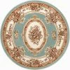 Well Woven Le Petit Palais Light Blue Traditional Round Rug