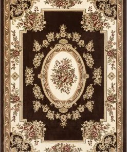 Well Woven Oriental & Persian Le Petit Palais Brown Traditional Rug