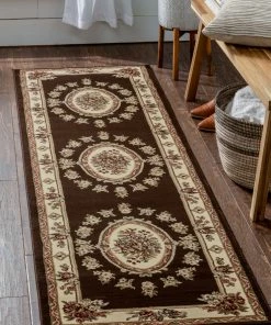 Well Woven Oriental & Persian Le Petit Palais Brown Traditional Rug 30 Well Woven Oriental & Persian Le Petit Palais Brown Traditional Rug