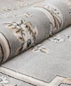 Well Woven Le Petit Palais Grey Traditional Round Rug