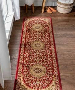Well Woven Aviva Red Traditional Rug
