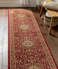 Well Woven Aviva Red Traditional Rug