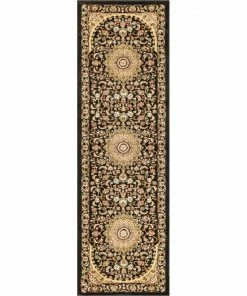 Well Woven Aviva Black Traditional Rug