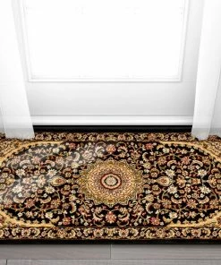 Well Woven Aviva Black Traditional Rug