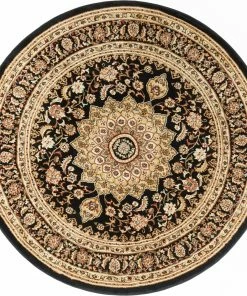 Well Woven Aviva Black Traditional Rug