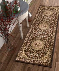 Well Woven Oriental & Persian Aviva Brown Traditional Rug 24 Well Woven Oriental & Persian Aviva Brown Traditional Rug