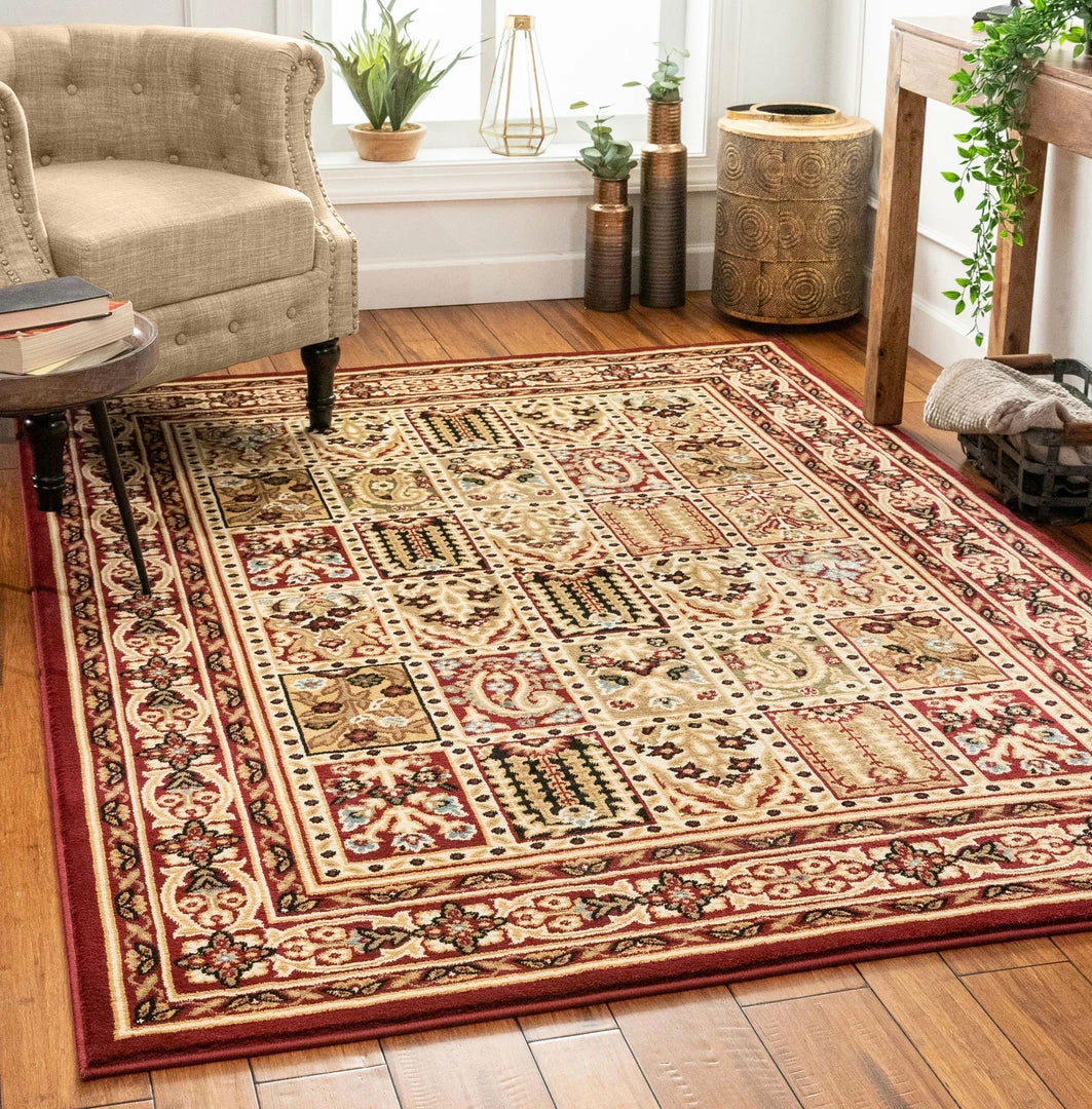 Well Woven Oriental & Persian Cordelia Garden Red Traditional Rug 2 Well Woven Oriental & Persian Cordelia Garden Red Traditional Rug