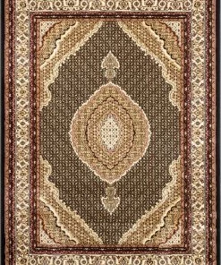 Well Woven Oriental & Persian Saffron Black Traditional Rug 10'11" X 15'
