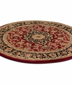Well Woven Medallion Kashan Red Traditional Rug Oriental & Persian 33 Well Woven Medallion Kashan Red Traditional Rug Oriental & Persian