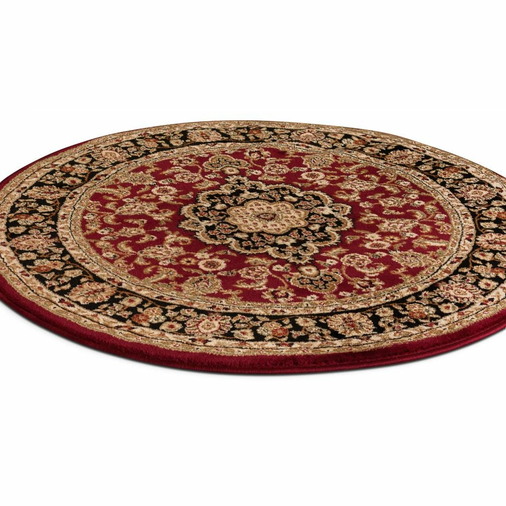 Well Woven Medallion Kashan Red Traditional Rug Oriental & Persian 17 Well Woven Medallion Kashan Red Traditional Rug Oriental & Persian