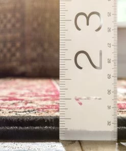 Well Woven Oriental & Persian Medallion Kashan Black Traditional Rug