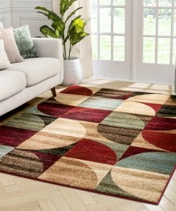 Well Woven Bowery Art Deco Ivory Modern Rug 15 Well Woven Bowery Art Deco Ivory Modern Rug