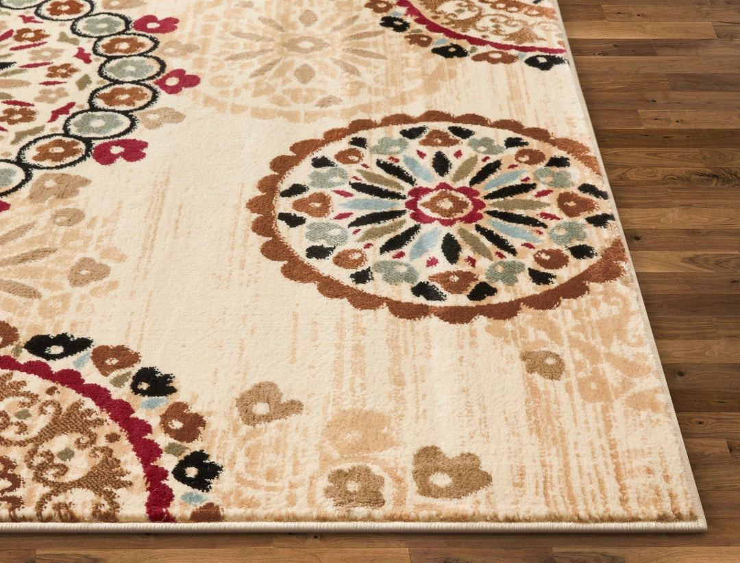 Well Woven Multi Color Sorayah Suzani Multi Modern Rug 7'10" X 9'10" 5 Well Woven Multi Color Sorayah Suzani Multi Modern Rug 7'10" X 9'10"