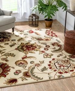 Well Woven Ashley Oriental Ivory Oriental Rug Oriental & Persian
