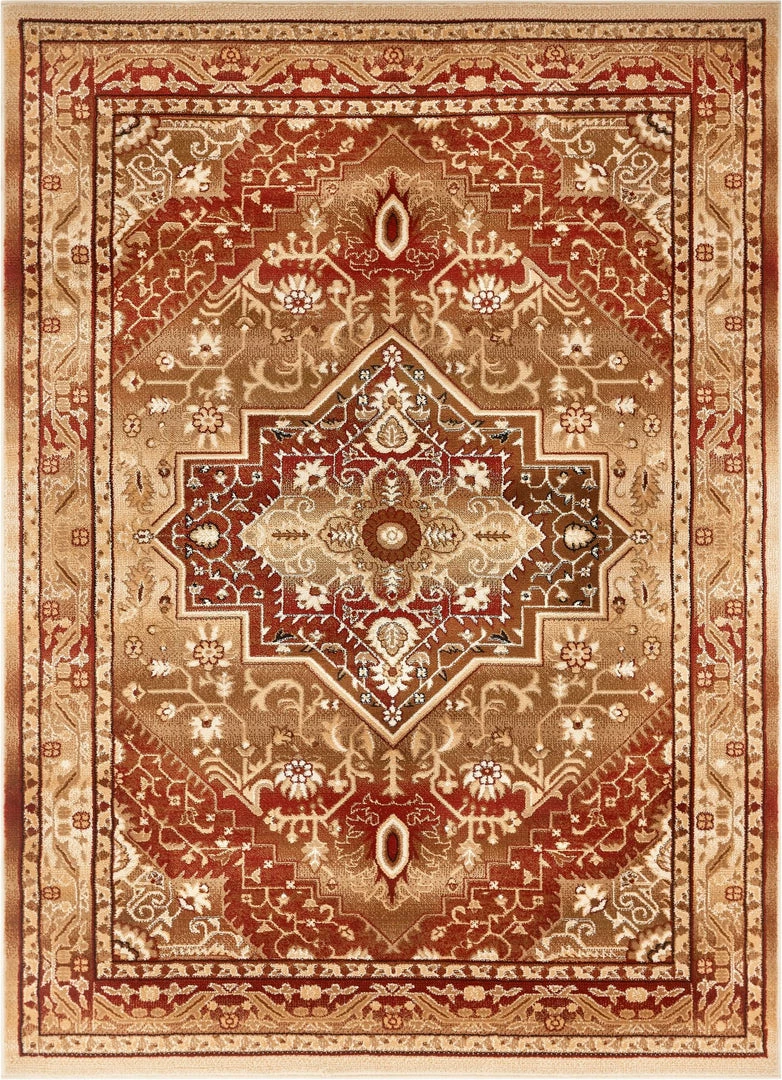 Well Woven Oriental & Persian Kaibab Red Traditional Medallion Rug 1 Well Woven Oriental & Persian Kaibab Red Traditional Medallion Rug