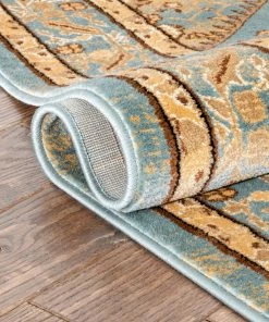 Well Woven Kaibab Light Blue Traditional Medallion Rug Oriental & Persian 14 Well Woven Kaibab Light Blue Traditional Medallion Rug Oriental & Persian