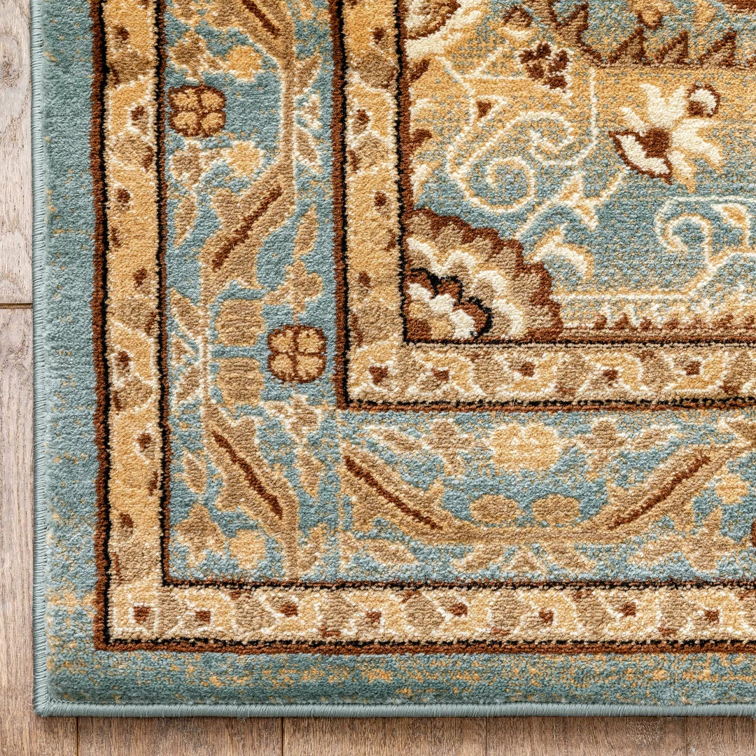 Well Woven Kaibab Light Blue Traditional Medallion Rug Oriental & Persian 9 Well Woven Kaibab Light Blue Traditional Medallion Rug Oriental & Persian