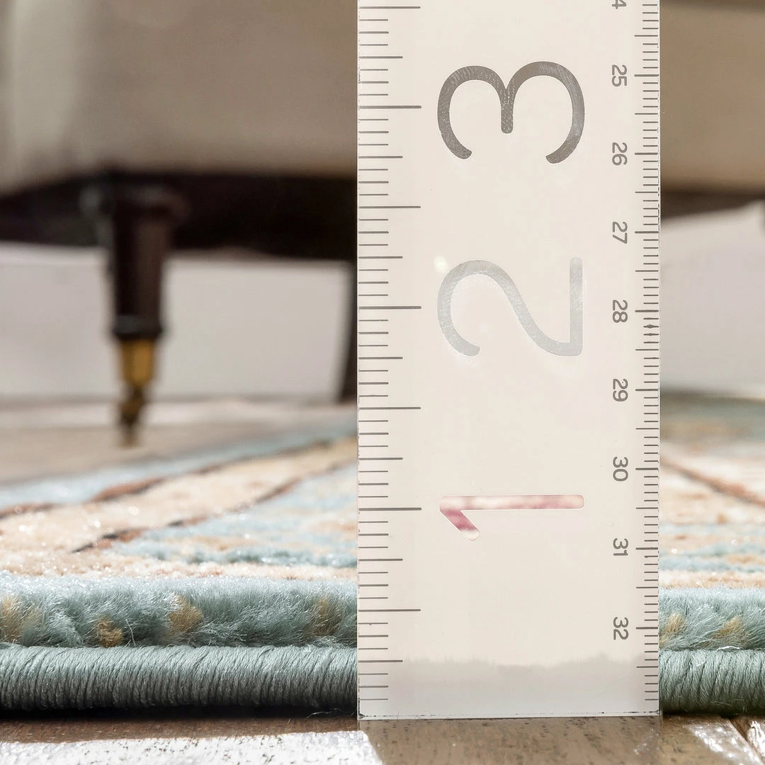 Well Woven Kaibab Light Blue Traditional Medallion Rug Oriental & Persian 6 Well Woven Kaibab Light Blue Traditional Medallion Rug Oriental & Persian