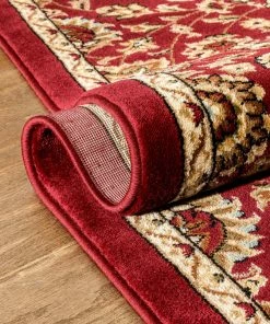 Well Woven Bahia Traditional Oriental Persian Red Rug
