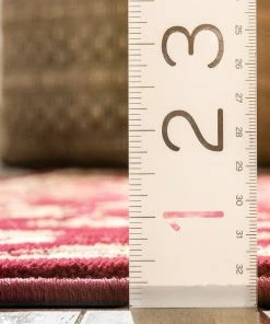 Well Woven Bahia Traditional Oriental Persian Red Rug