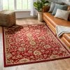 Well Woven Bahia Traditional Oriental Persian Red Rug