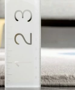 Well Woven Avi Modern Geometric Grey Blue Rug