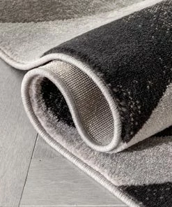Well Woven Avi Modern Geometric Grey Black Rug 13 Well Woven Avi Modern Geometric Grey Black Rug
