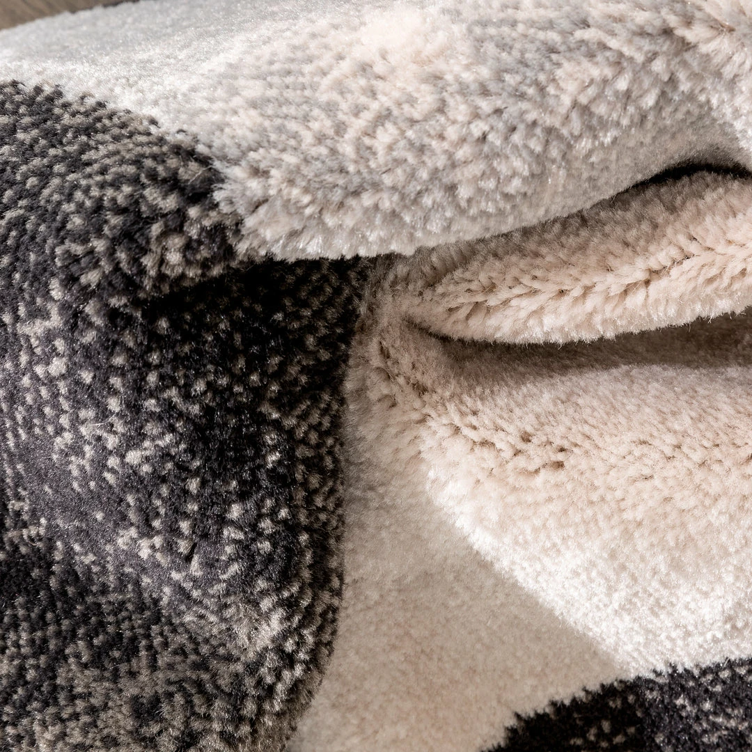 Well Woven Avi Modern Geometric Grey Black Rug 3 Well Woven Avi Modern Geometric Grey Black Rug