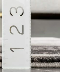 Well Woven Shai Modern Geometric Grey Blush Rug