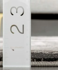 Well Woven Kalia Modern Abstract Grey Black Rug Geometric