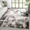 Well Woven Kalia Modern Abstract Grey Black Rug Geometric