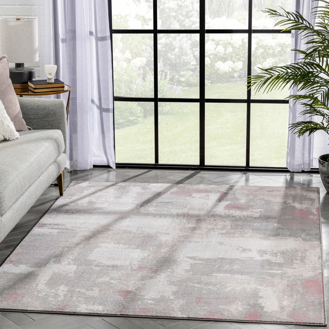 Well Woven Kalia Modern Abstract Grey Blush Rug Geometric 1 Well Woven Kalia Modern Abstract Grey Blush Rug Geometric