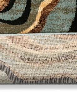 Well Woven Nirvana Waves Custom Size Runner Modern Multi Blue 27 Inch Wide X Choose Your Length Hallway Runner Rug