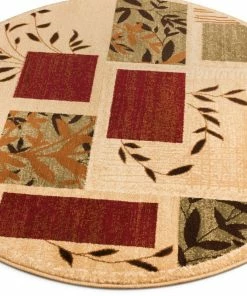 Well Woven Hannover Ivory Modern Round Rug