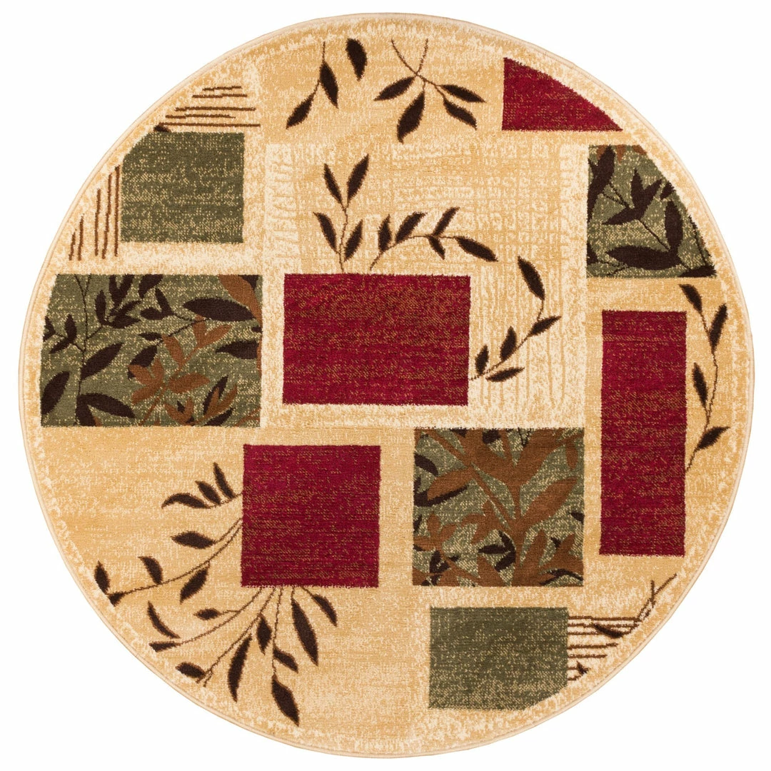 Well Woven Hannover Ivory Modern Round Rug 1 Well Woven Hannover Ivory Modern Round Rug