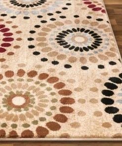 Well Woven Orchid Fields Ivory Contemporary Rug