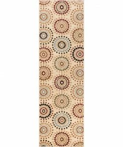Well Woven Orchid Fields Ivory Contemporary Rug