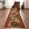Well Woven Wentworth Panel Custom Size Runner Traditional Red 27 Inch Wide X Choose Your Length Hallway Runner Rug