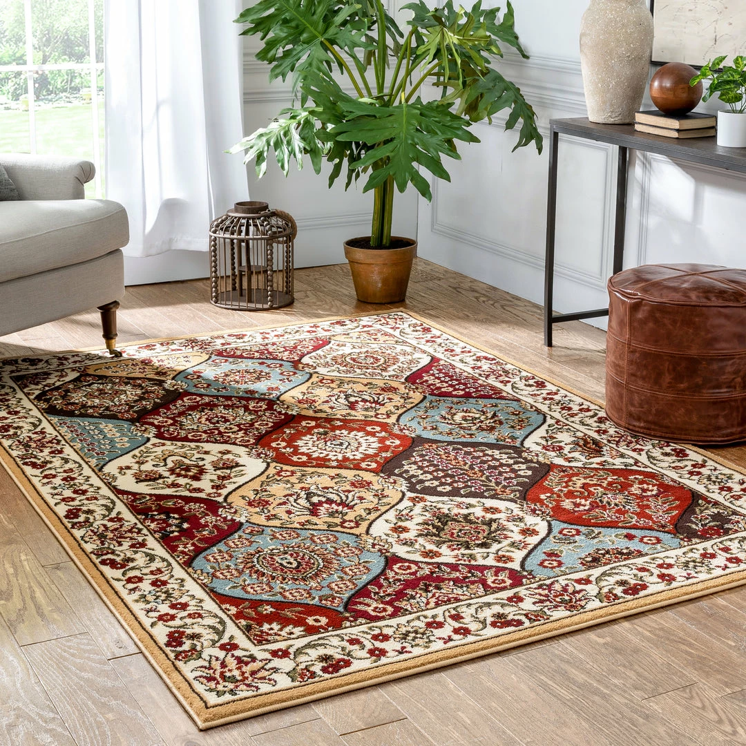 Well Woven Wentworth Panel Ivory Traditional Rug 7 Well Woven Wentworth Panel Ivory Traditional Rug