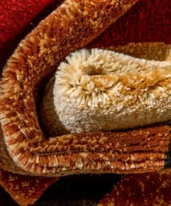 Well Woven Arcs & Shapes Red Modern Rug 16 Well Woven Arcs & Shapes Red Modern Rug