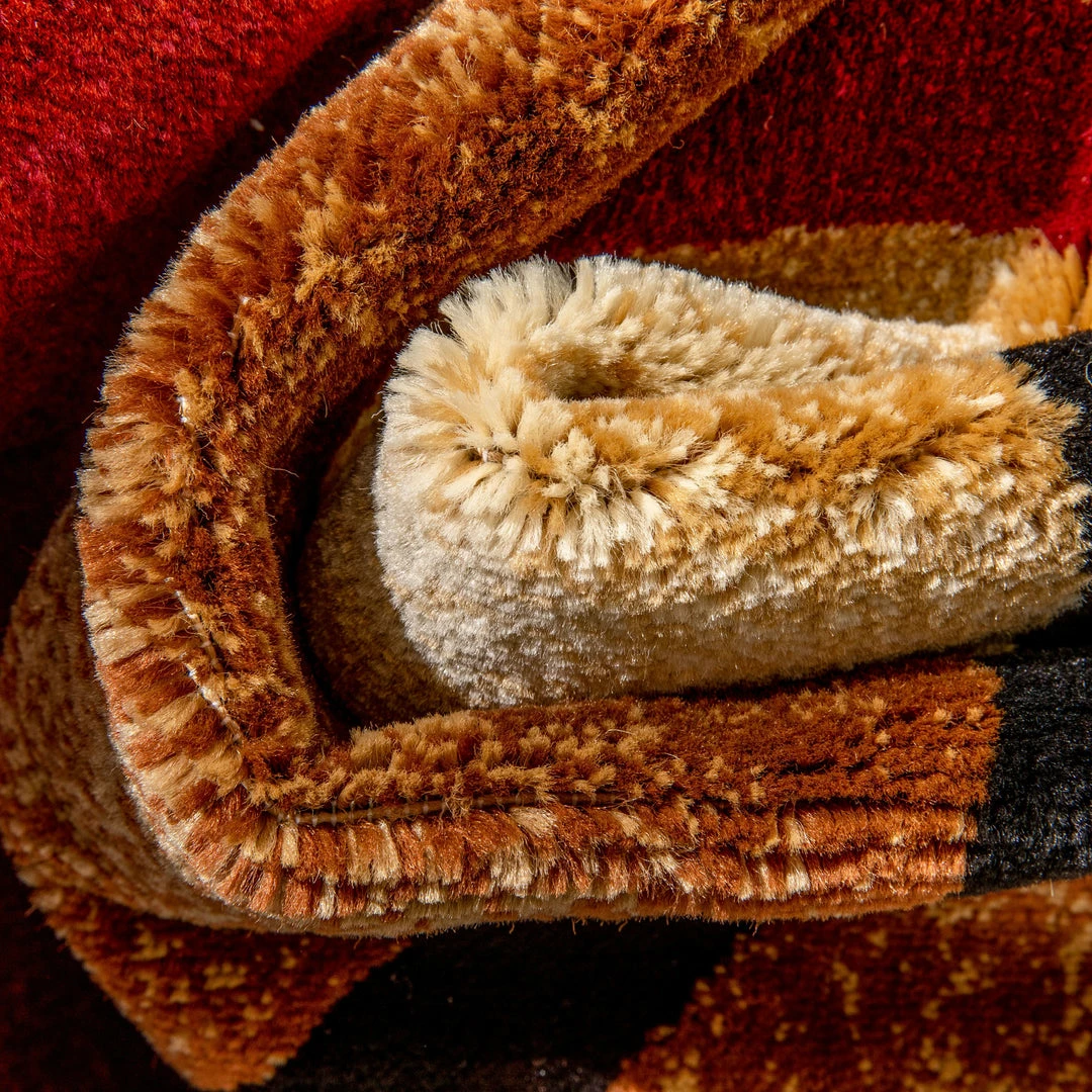 Well Woven Arcs & Shapes Red Modern Rug 3 Well Woven Arcs & Shapes Red Modern Rug