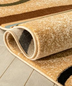 Well Woven Arcs & Shapes Ivory Modern Rug