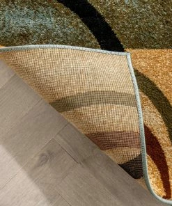 Well Woven Arcs & Shapes Light Blue Modern Rug Test