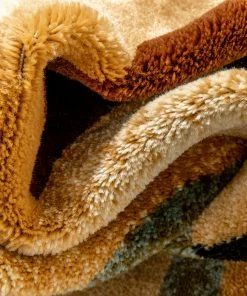 Well Woven Arcs & Shapes Light Blue Modern Rug Test