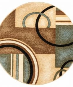 Well Woven Arcs & Shapes Light Blue Modern Rug Geometric 26 Well Woven Arcs & Shapes Light Blue Modern Rug Geometric