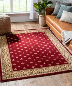 Well Woven Hudson Terrace Red Traditional Rug