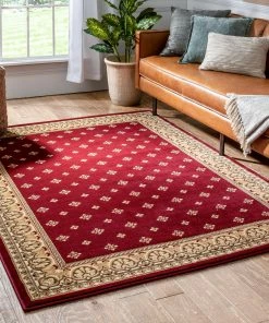 Well Woven Hudson Terrace Red Traditional Rug