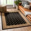 Well Woven Hudson Terrace Black Traditional Rug